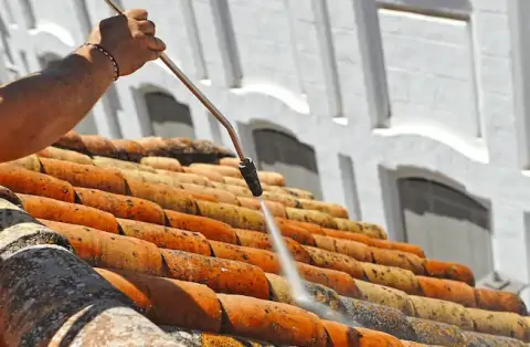 Nettoyage de toitures - Saint-Clément-de-la-Place